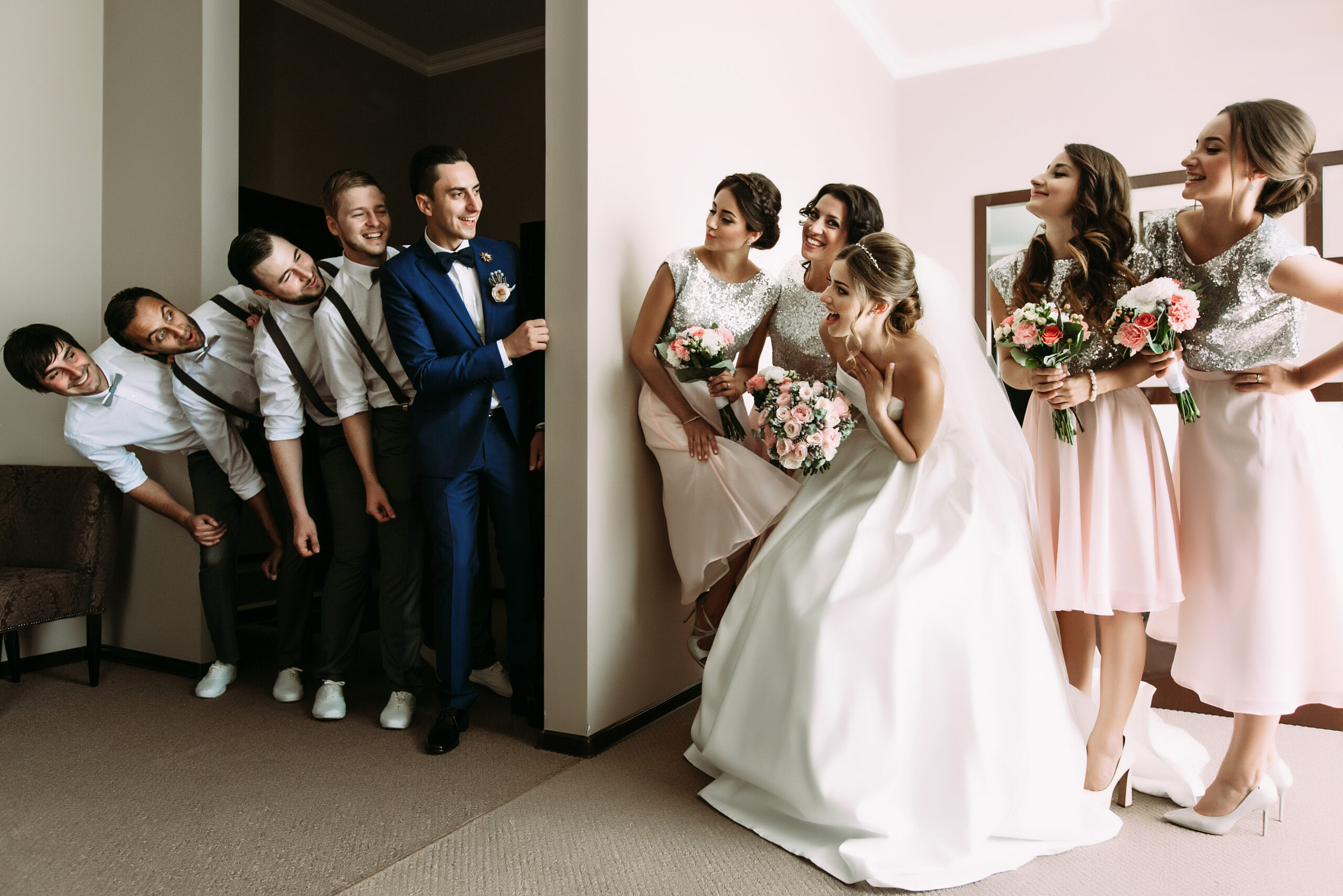 Pretty girls are watching on the boys
